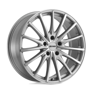 Petrol Wheels – P3A – Silver – 17″x8″ 32mm – Summer Wheels – 1780P3A325112S72
